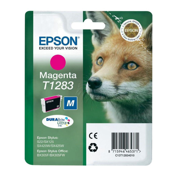 Original Epson T1285 4 Colour Ink Cartridge Multipack Fox (T1285) — The ...