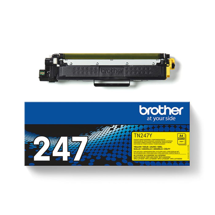 Original Brother TN-247 Yellow High Capacity Toner Cartridge (TN247Y)