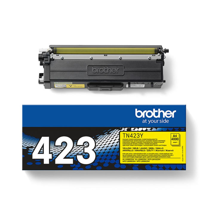 Original Brother TN-423 Yellow High Capacity Toner Cartridge (TN423Y)