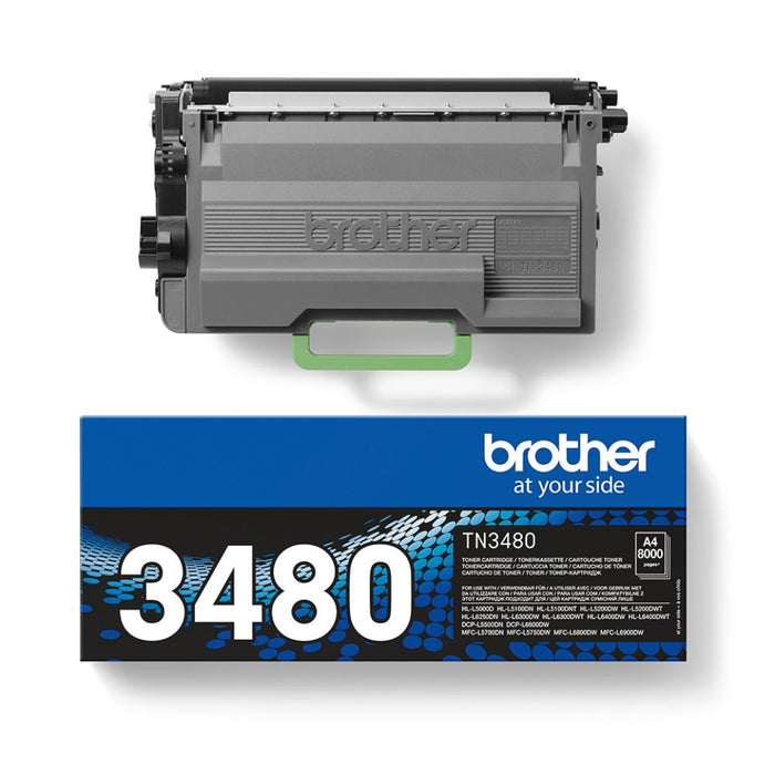 Original Brother TN-3480 Black High Capacity Toner Cartridge (TN3480)