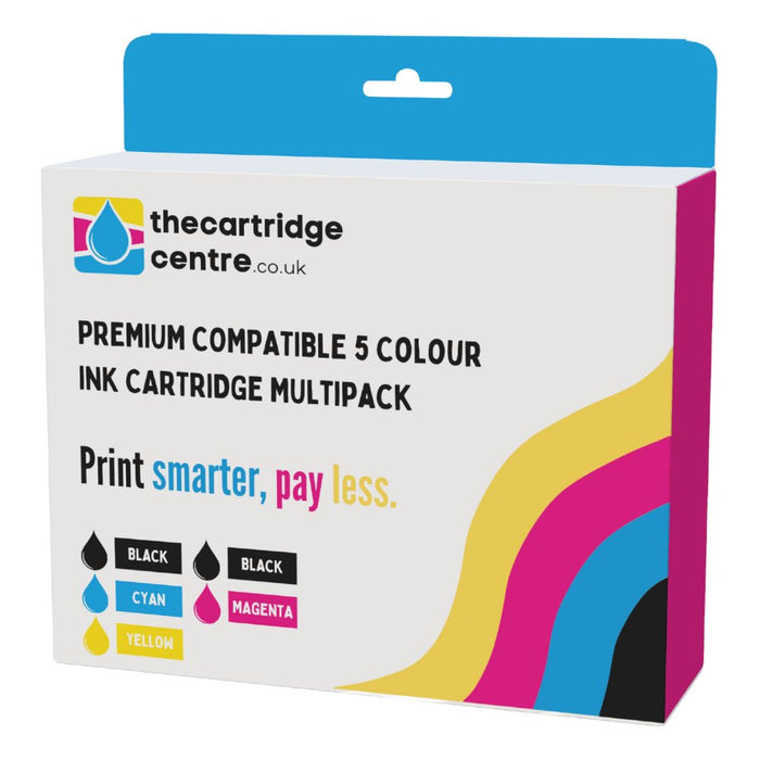 Premium Compatible Epson XP-830 High Capacity 5 Colour Ink Cartridge Multipack (T3357) - The Cartridge Centre